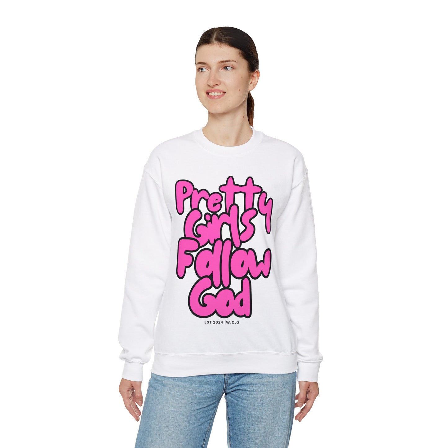 Pretty Girls Follow God Sweatshirt