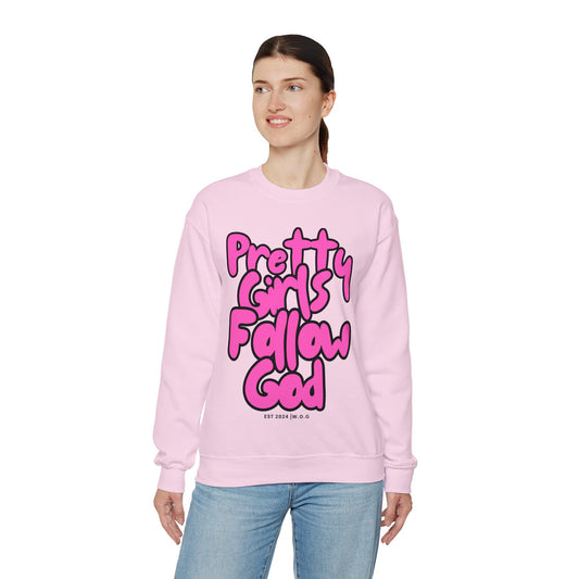 Pretty Girls Follow God Sweatshirt